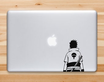 Sasuke Uchiha Decal, Sasuke Uchiha Sticker, Macbook Decals, iPhone Decals, Laptop Decals, Car Decals, Wall Decals