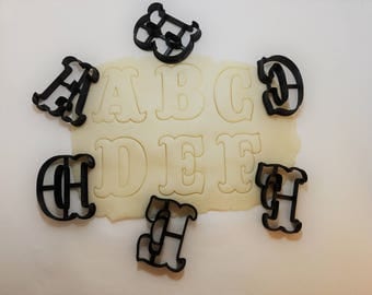 Circus Alphabet and Letter Cookie Cutters