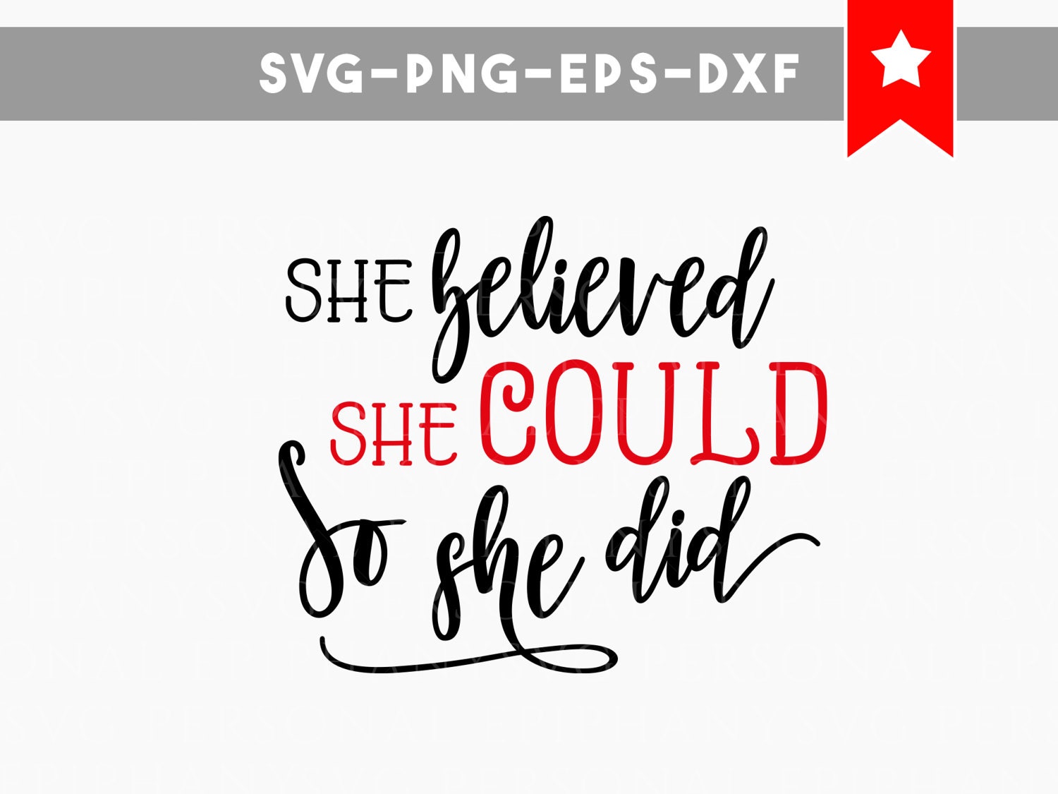 Download she believed she could svg believe svg motivational quotes