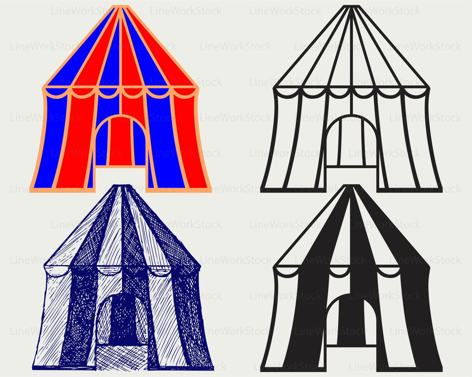 Download Circus tent svg clipartcircus tent svgcircus