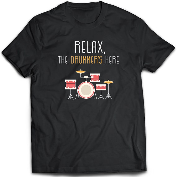 t shirt with drums