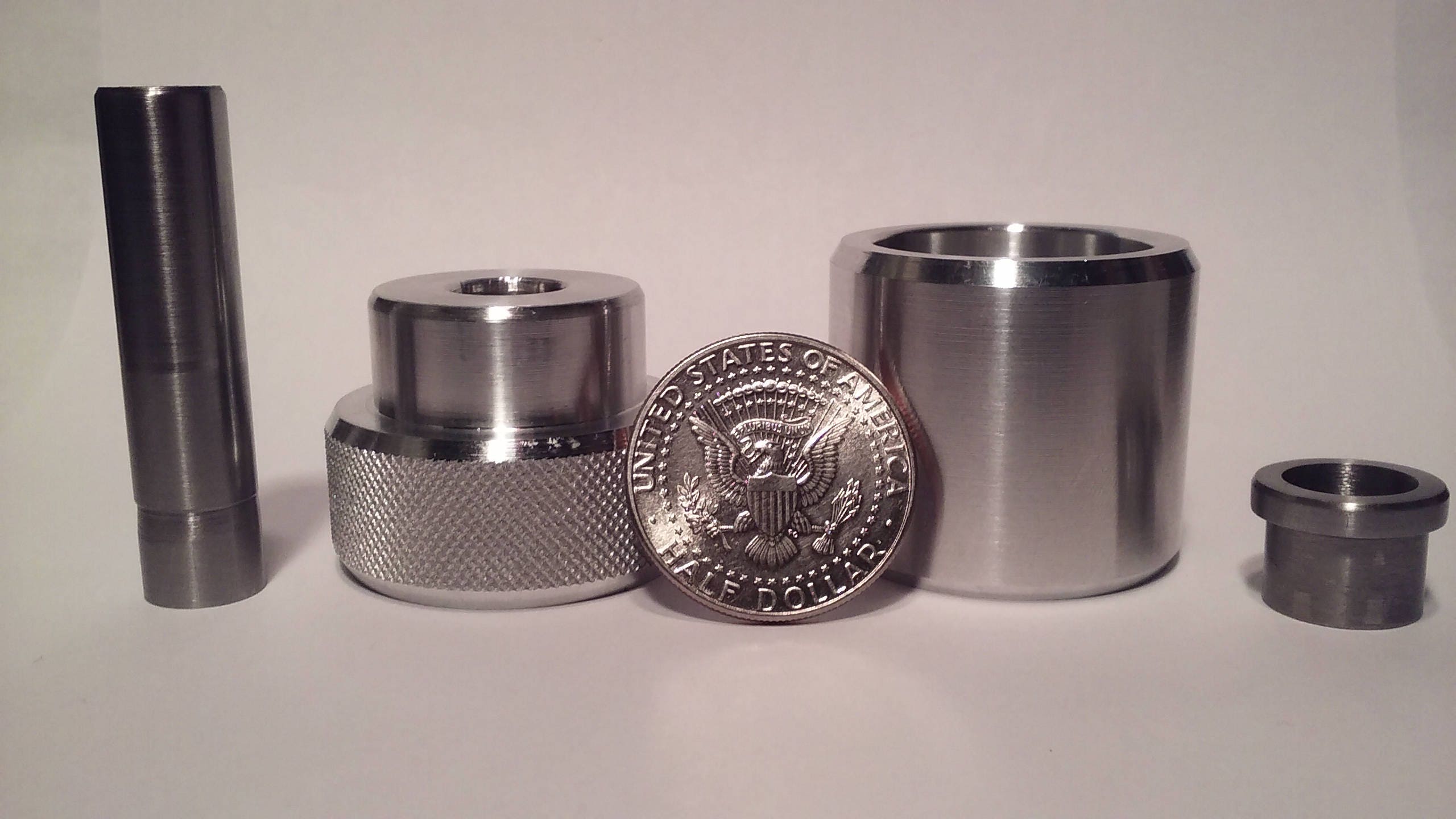 Coin Ring Center Punch for 50 Cent Piece. Choose your punch