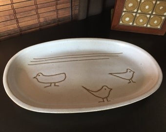 Beautiful MCM Martz Marshall Studios Pottery Plate
