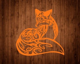 Fox Tribal decal | Fox Decal | Free Shipping | Tribal Decal | Favorite Decal | Popular Decal | Customizable decal | Cute Decal | Cute Fox