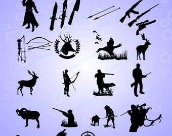 Hunting svg / hunting silhouette / High Quality / hunting clipart / hunting vector file / hunting 300 dpi file / hunt / SVG / EPS / PNG