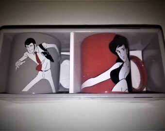 Cups Lupin and Fujiko-Lupin and Fujiko mugs