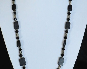 Black and grey necklace