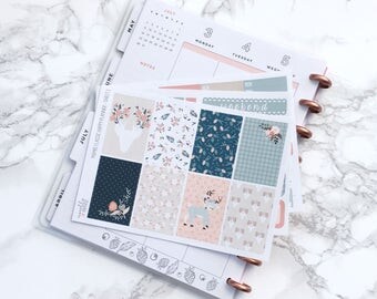 MATTE Classic HP Oh Deer Planner Sticker Kit - For Classic Happy Planners