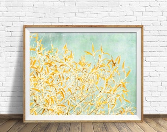 fall leaves, photography, instant download, printable art, large art, large wall art, printable wall art, wall art, art - "Fall Interrupted"