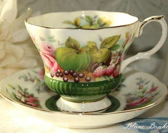 Royal Albert, England: Country Fayre Series Somerset tea cup and saucer