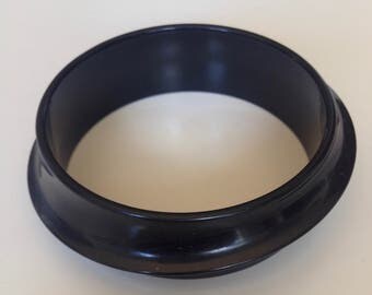 Vintage Mod Asymmetrical flying saucer bangle bracelet 1960s