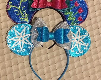 Elsa and Anna mouse ear pair / disney ear