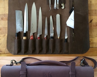 Chef Knife Roll Sewing Pattern PDF