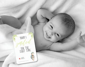 Baby Milestone Cards - Jungle Friends Set