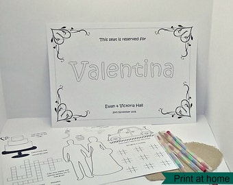 Printable placemats | Etsy