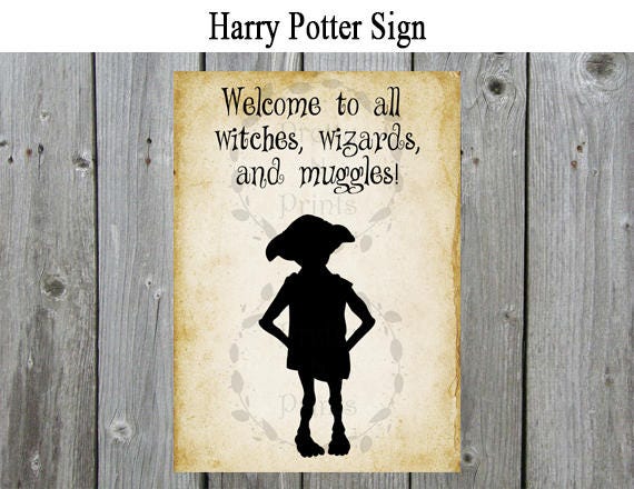 Harry Potter WelcomeSign SVG