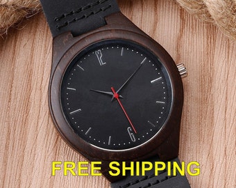 Wood watch,mens watch, wooden watch, Engraved Wooden Watch, Groomsmen Gift, Father Gift, Mens watch, Anniversary Gift,Boyfriend Gift