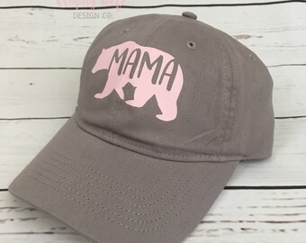 Mama Bear Baseball Hat | Baseball Cap | Mama Bear Hat | Mama Bear | Baby Bear | Bear Cap | Mama Baseball Hat | Mom Hat | Mom Life | Bear Cub