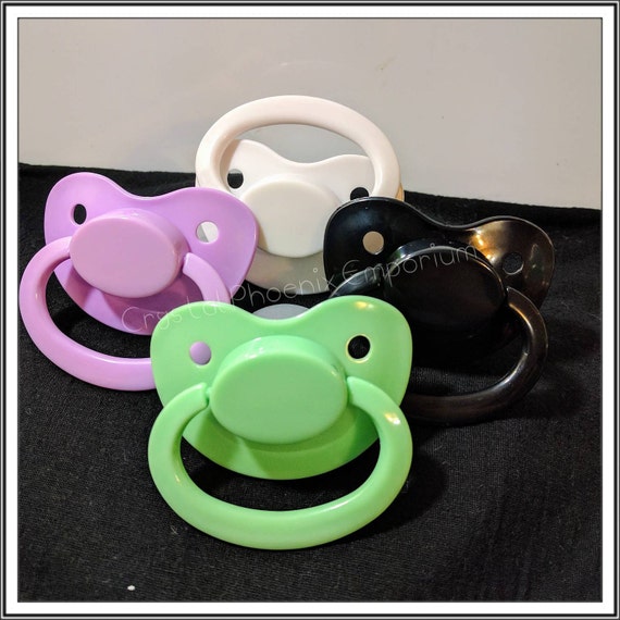 Adult Size Pacifier Ddlg Abdl Mdlb Cglo Ageplay Rave