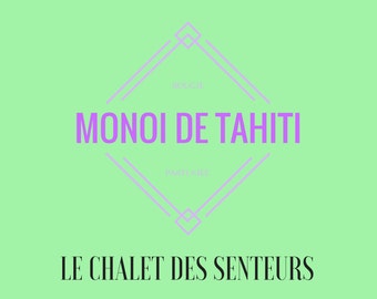 Bougie parfumée 100% naturelle Monoï de Tahiti
