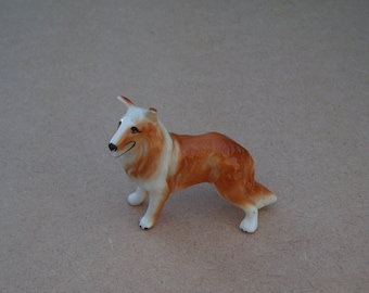 Ceramic Collie Dog Figure - Vintage