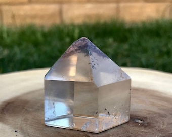 Garden Quartz, Lodolite, Lodolite Point, Lodolite Quartz, Quartz, Quartz Point, Crystal Point, Healing Crystal, Healing Quartz, Reiki