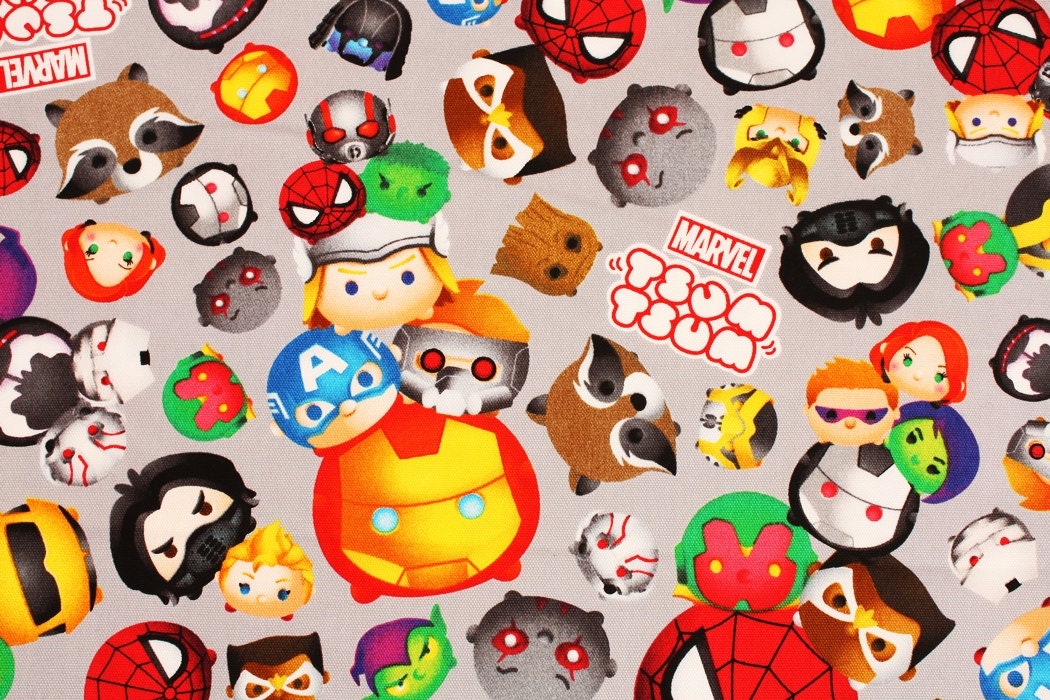 color your own marvel tsum tsum