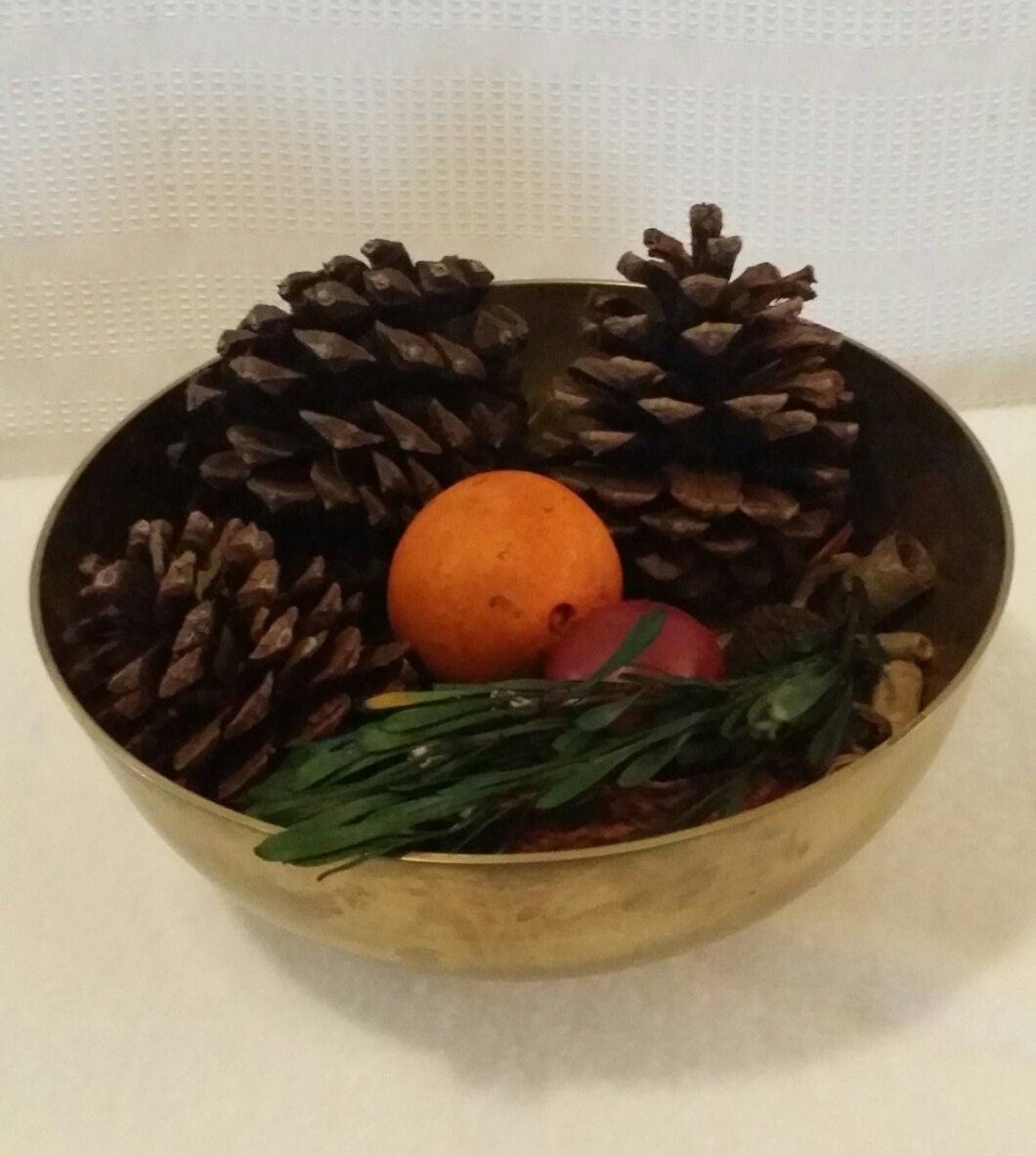 Korean brass bowl Vintage brass bowl Brass Bowl Korean