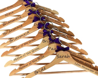 Personalised Wedding Hangers