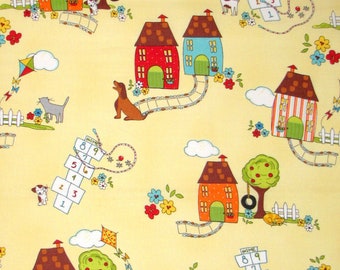 Timeless Treasures THE NEIGHBORHOOD by Monica Lee 100% Cotton Fabric