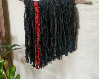 Wall decoration size XS tapestry wall art handmade ethnic weaving