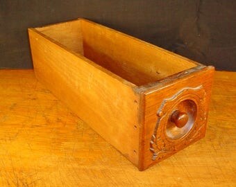 Antique Sewing Machine Drawer Salvaged From Singer Treadle Machine