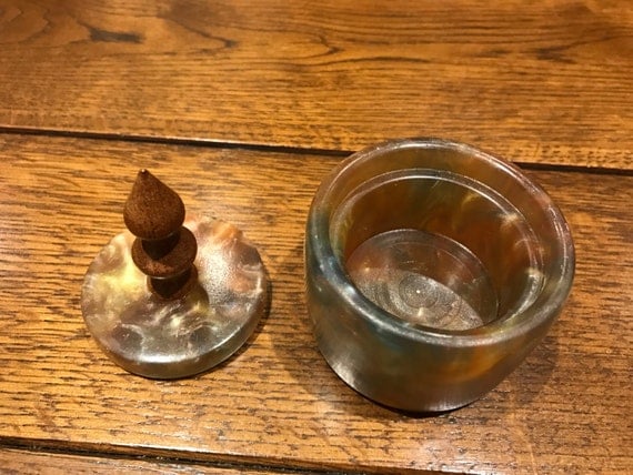 Small Translusent Resin Ring Pot