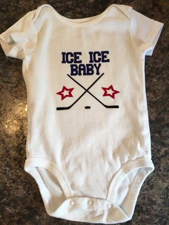 Items similar to Ice Ice Baby Hockey Onesie on Etsy