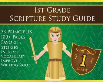 Book of Mormon Study Guide for 1st Grade | Scripture Prints for Family Home Evening | FHE | LDS Gifts