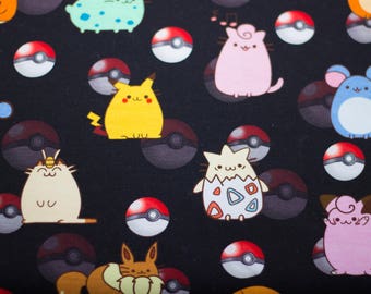 Cloth Menstrual Pad, Pokemon Fabric, Custom Pad, Custom Available , Mama Cloth, Windpro Backed, Fleece Backed, Cloth Pads