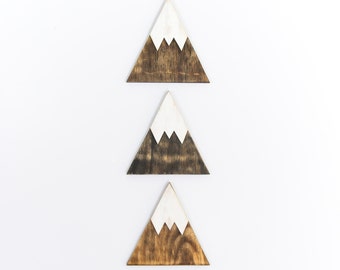 Mountain Wall Decor, Rustic Home Decor, Mountain Wood Art, Wood Wall Art, Mountain Art, Distressed Wood Wall Art, Wood Art, Wooden Decor