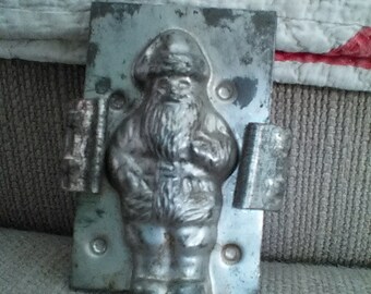 Chocolate Santa mold, antique and small