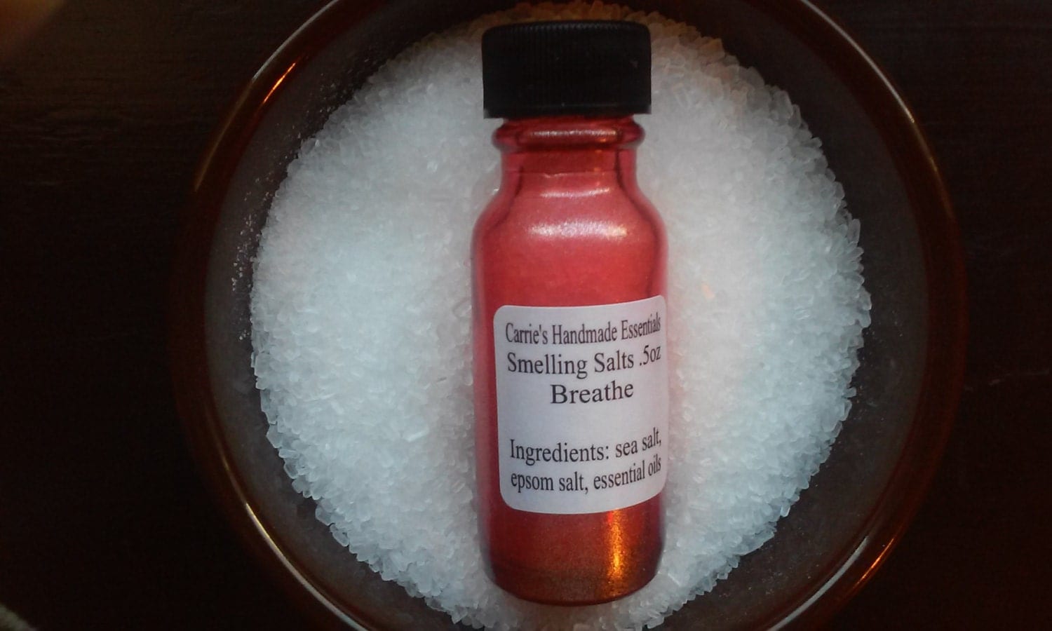 Aromatherapy Smelling Salts Inhalant by CHandmadeEssentials