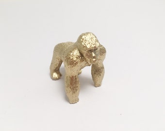 Gold Gorilla Place Card Holder