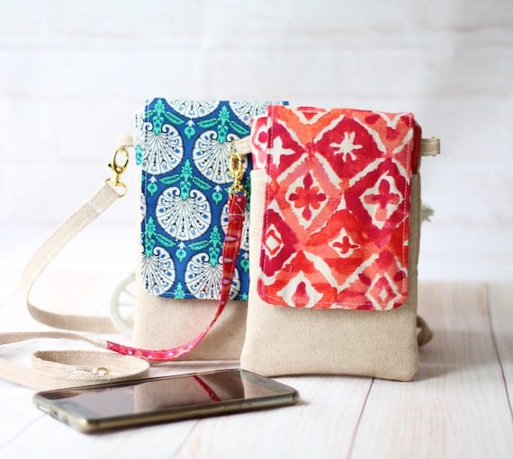 Mini crossbody bag Pdf Pattern Cell Phone Sleeve Pdf