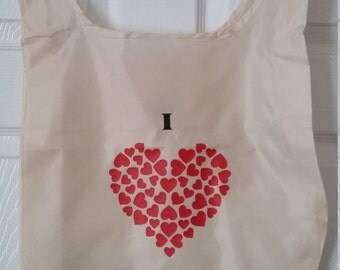 fold away shopping bag, water resistant bag, shopping bag, personalised bag
