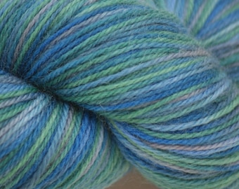Wool/Nylon Sock Yarn Hand-painted "Pearl"