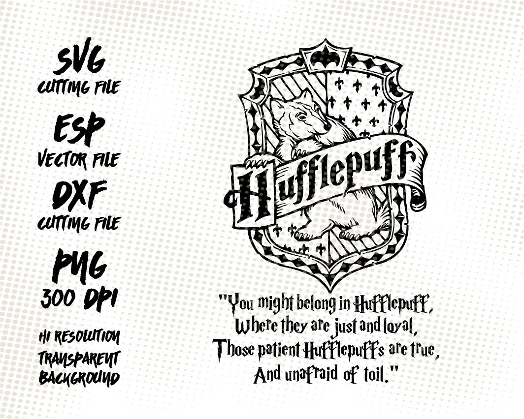 Hufflepuff home logo slogan Harry Potter Clipart Images