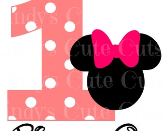 Download Minnie mouse stencil | Etsy