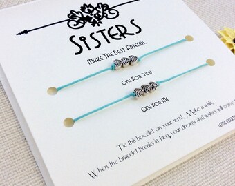 Sister Wish Bracelet Sister Gift Sister Bracelet Sisters Gift Big Sister Bracelet Sister Gift Topper Gift for Sister Bracelets for 2