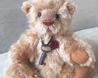 Rufus - artist made, hand-made, mohair, teddy bear, collectible, one-of-a-kind