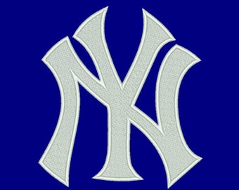 9 Size New York Yankees Embroidery Design Baseball Embroidery Designs Instant Download Machine Embroidery Designs PES