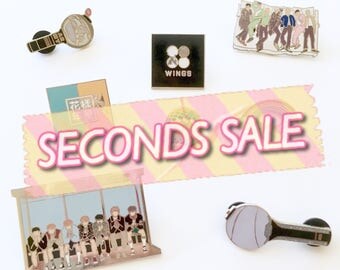 SECONDS SALE - 방탄소년단 BTS Wings Young Forever Hyyh Rainbow Army Bomb Enamel Pin Ynwa