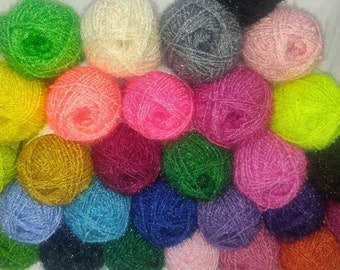 crochet / yarn/ yarns/ susemi yarn / sanitary yarn / korean yarn / glitter yarn / dish scrubber / 30colors